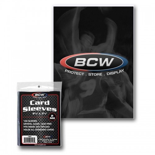 BCW 카드 슬리브 6690 (100매) - 일반 스포츠카드 사이즈 기본슬리브 (6388)