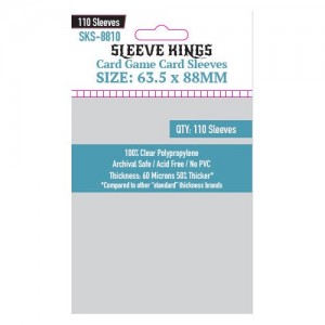 슬리브킹 카드 슬리브 6388 (110매) - 일반 스포츠카드 호환 기본슬리브 / 바인더 삽입 가능 (6690)